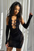 Buffy Hallow Out Halter Dress With Gloves Dress EDGE